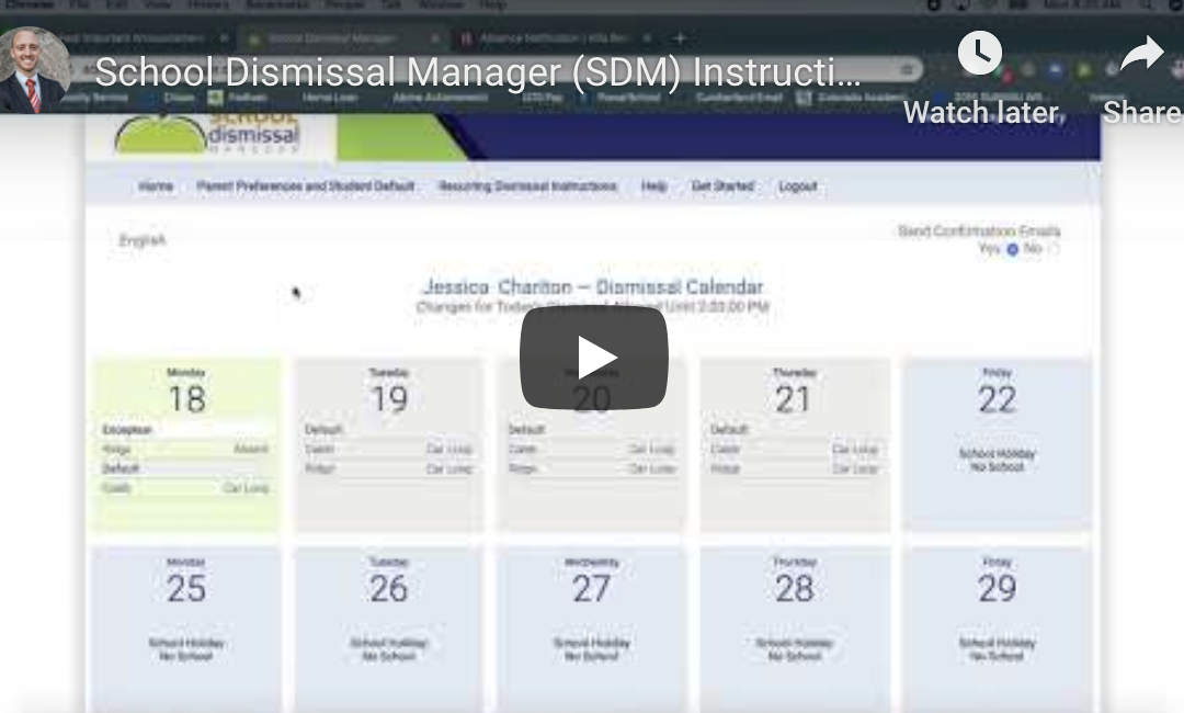 School Dismissal Manager (SDM)